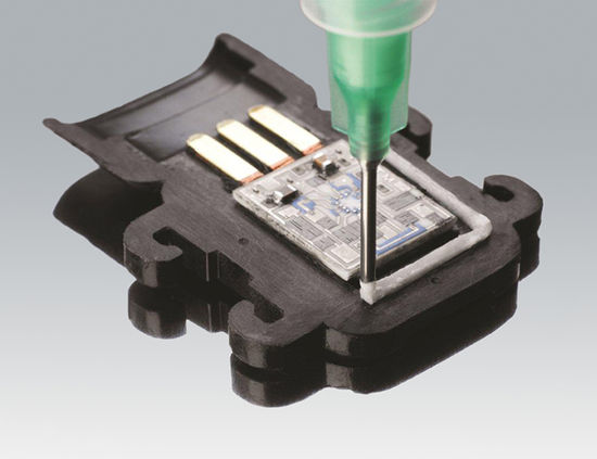 Application typique de liaison de l’électronique